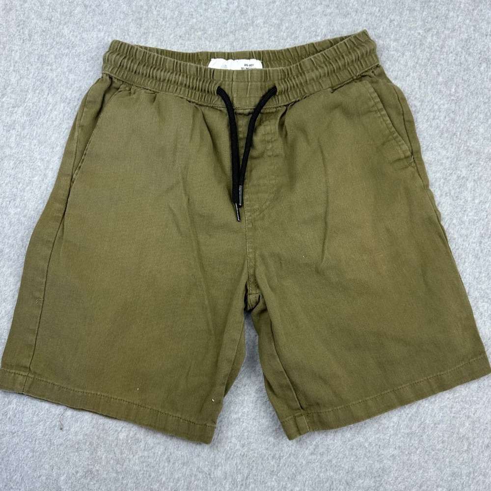Craft‎ + Flow Street Rules Boys Shorts Bundle Olive Brown Sz 8 10 Elastic Waist - Picture 4 of 11